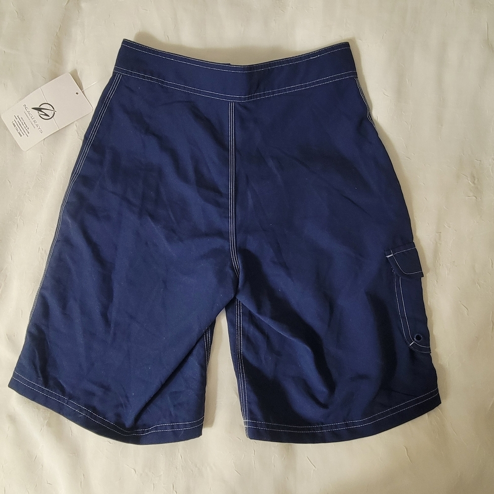 Beach Rays Boys Navy Cargo Board Shorts Large 26/27" - Picture 3 of 7